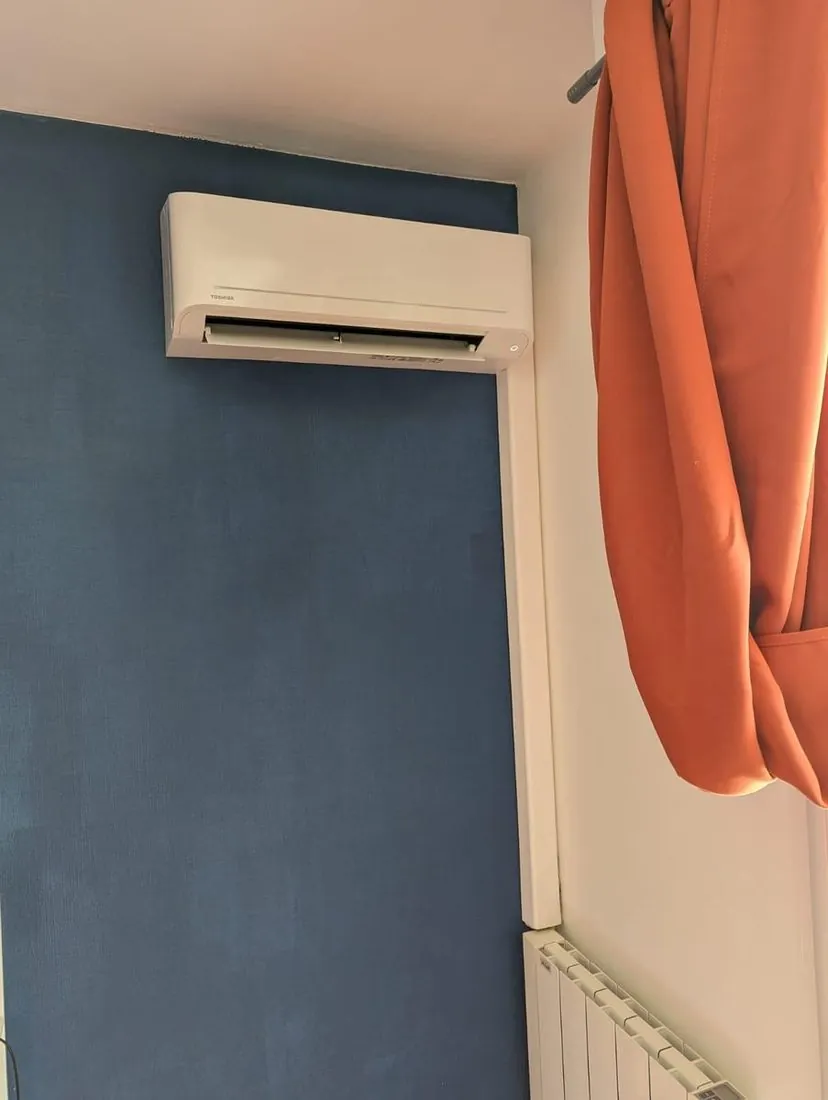 Unité intérieure de climatisation installée par Clim69